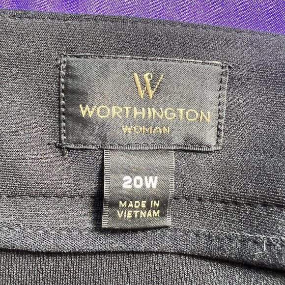 📌Worthington Eye-Catcher Exotic Print Rainbow  Color Jungle Zipper Skirt - Picture 14 of 16